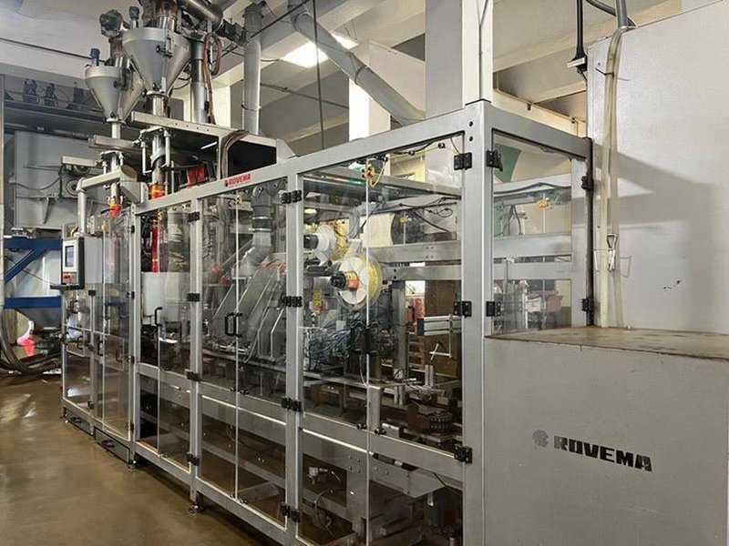 Rovema SBS 250 Twin Tube Brick Pack Coffee Packaging Machine, 2009