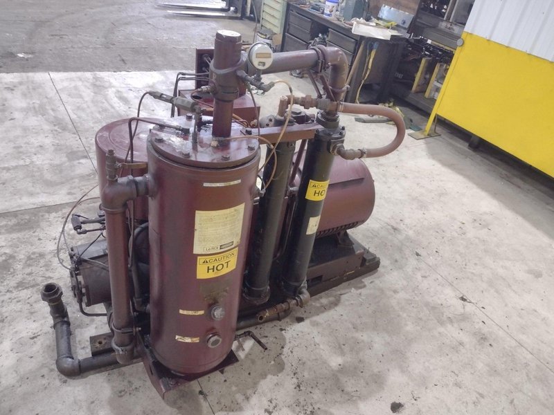 100 HP LEROI MODEL #A219-152-3_C7 WATER COOLED AIR COMPRESSOR: STOCK #21254