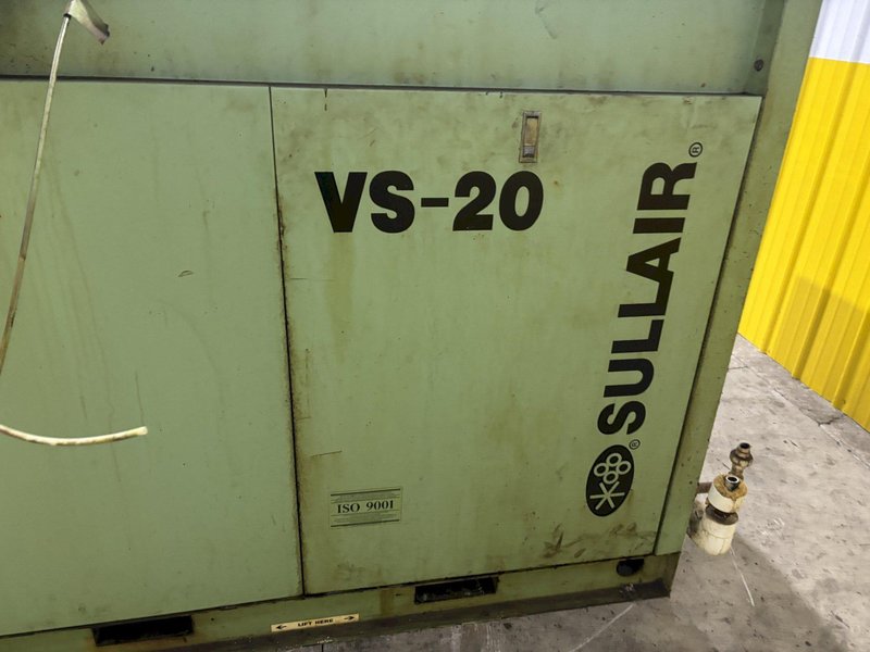 75 HP SULLAIR MODEL #VS20-75W ROTARY SCREW VACUUM SYSTEM: STOCK #22501