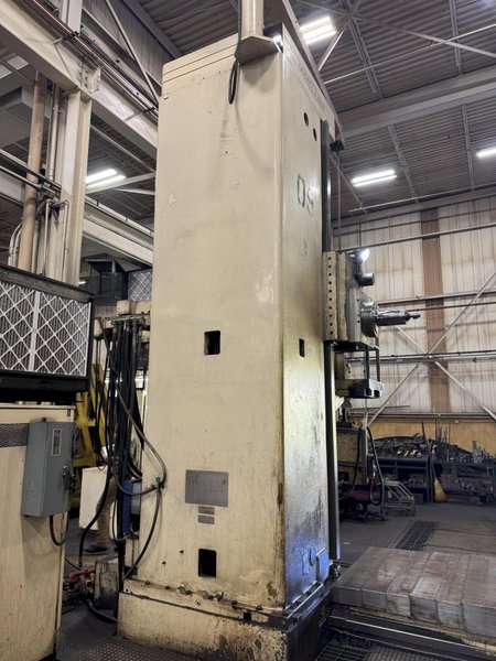 6&quot; GIDDINGS &amp; LEWIS H60-T CNC 4-AXIS HORIZONTAL BORING MILL WITH POWERED TAILSTOCK. STOCK # 1002025