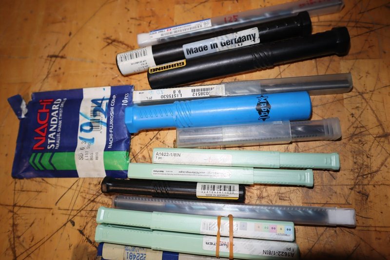 Guhring, Nachi, Walter - Assorted Carbide &amp; HSS Drills- Auction Item