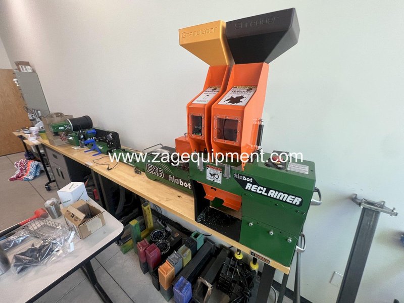 Filabot Used EX6 Extruder Setup; Extruder, Airpath, Spooler, Winder, Pelletizer, Reclaimer, Yr. 2020