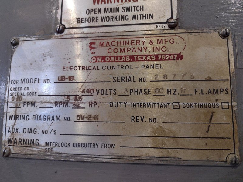 16,000 LBS X 48" ROWE MODEL #UB-16 COIL CAR / UPENDER BUGGY : YOBRO #24892