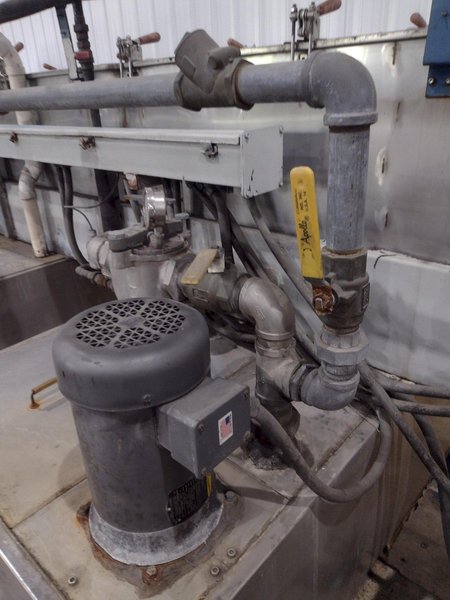 17034: 3 STAGE X 12&quot; WIDE FLO-MATIC MODEL #C20-2-1BELT CONVEYOR STAINLESS STEEL HEATED PARTS WASHER: STOCK #17034