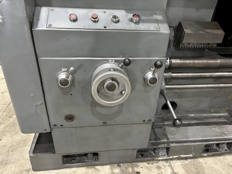 48" / 60" SWING X 84" SIRCO MODEL #PA-36 HEAVY DUTY GAP BED ENGINE LATHE, 5.5" HOLE: STOCK #21004