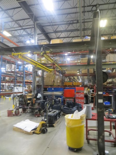 Overhead Shop Crane - Approx 34&#039; X 24&#039; area with (2) Single Girder Underslung Bridges, 1-CM Lodestar 1/2 Ton &amp; 1-Duff Lynx 1/2 Ton Electric Hoists- Auction Item