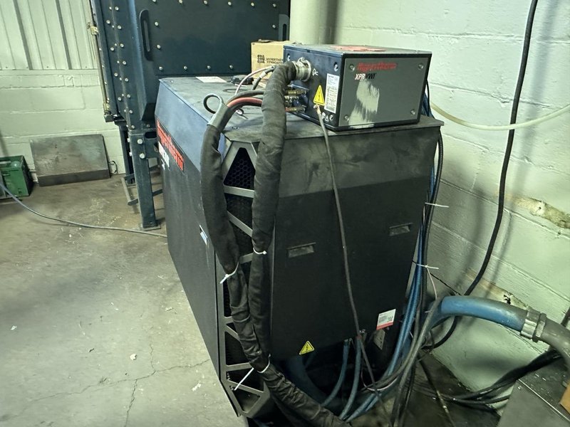 5′ x 10′ AKS Accu-Kut CNC Hypertherm XPR 300 Plasma Table, 2010 – Rebuilt in 2018, Dust Collector