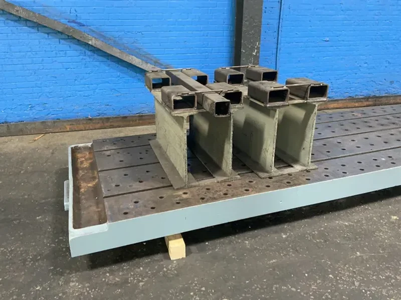 54” X 244” T-SLOTTED TABLE