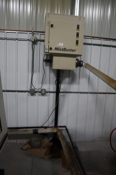 MistBuster Mist Collector on  Adjustable Height Stand, Single Phase- Auction Item