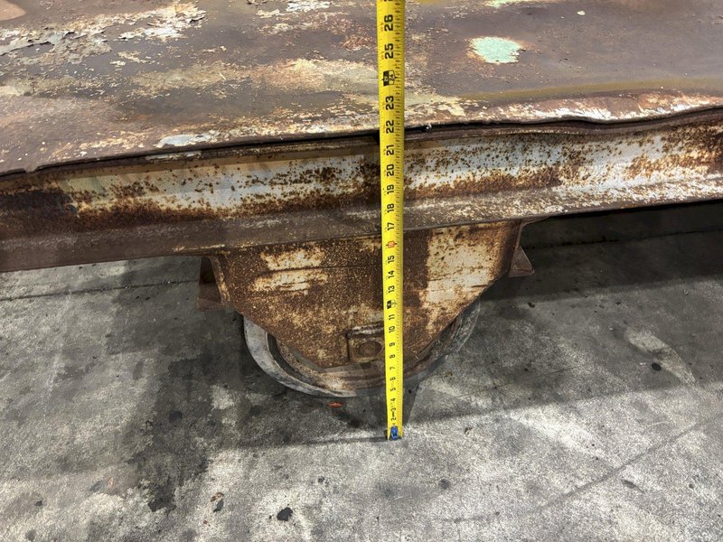 20,000 LBS (10 TON) x 120&quot; x 60&quot; STEEL WITH HARD TIRE TRANSFER CART CAR:  STOCK #23236