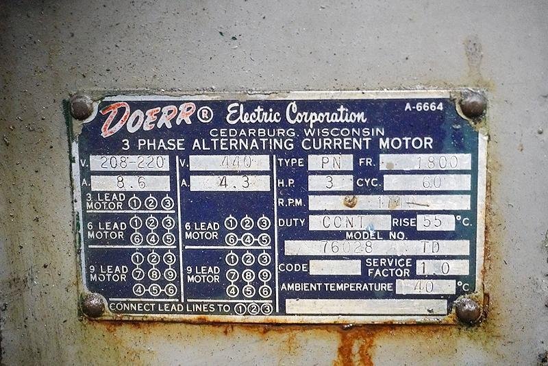 MILWAUKEE KEARNEY &amp; TRECKER MODEL #310 S-15 HORIZONTAL MILL: YOBRO #25930