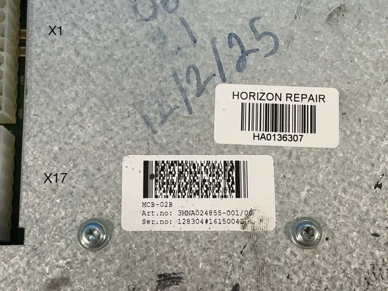 ABB MANIPULATOR CONTROL BOARD.  -  3HNA024855-001