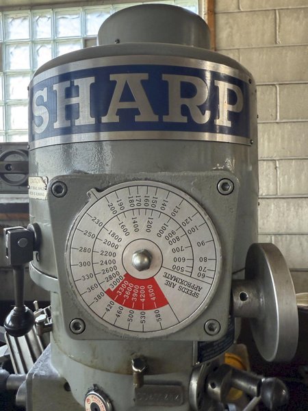 Sharp HMV Vertical Knee Mill For Sale