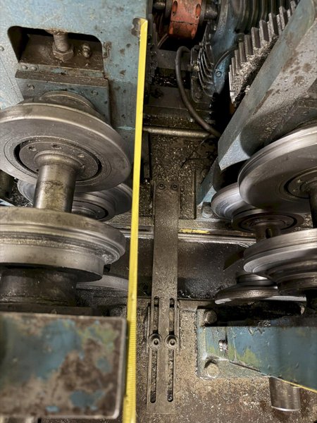 12 STAND X 2" ARBOR X 12" ROLLSPACE BRADBURY STUD MILL/ROLLFORMING LINE. STOCK # 0759026