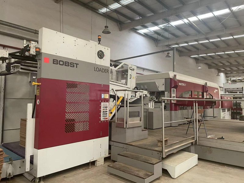 Bobst Mastercut 1.7 Corrugated Die Cutter – Complete Line with Loader, Breaker &amp; Palletizer – 2013