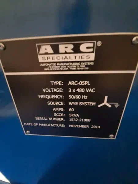 ARC SPECIALTIES ARC-05pl CLADING MACHINE  -  ARC-05pl