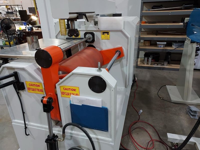 Weldlogic Two Roll Plate Bending Roll Model 2R-2435-20-1.2-10 &amp; UPS-24 Seam Welder, 2018