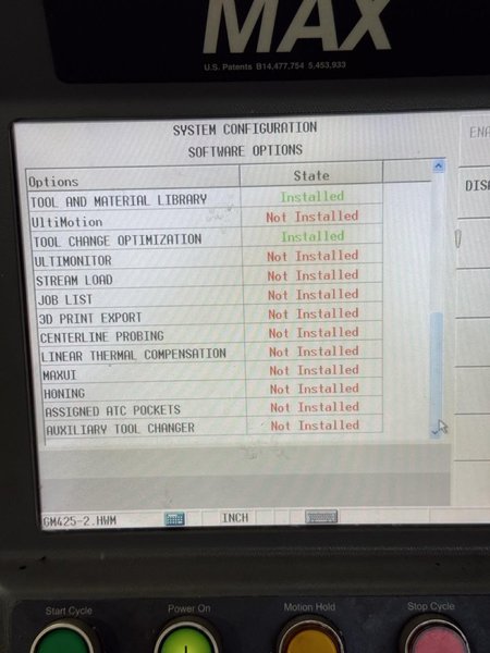 Hurco VM-20i VMC, 2014 – WinMax CNC Software, Chip Auger