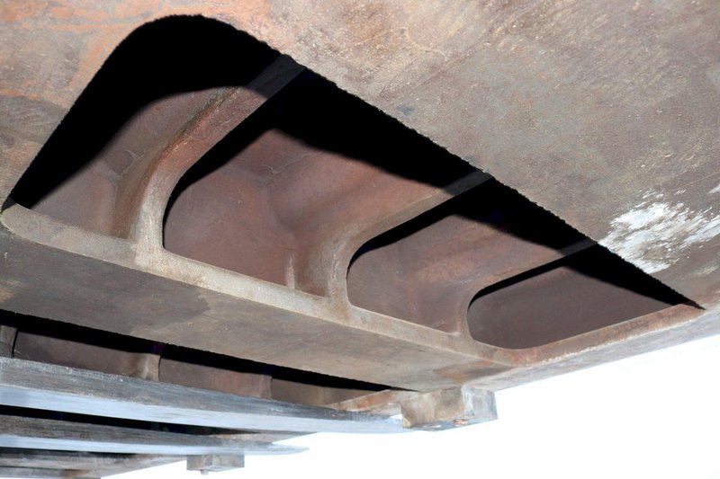 144&#039; X 48&#039; WIDE X 12-1/2&#039; THICK T SLOTTED FLOOR PLATE; STOCK #73254