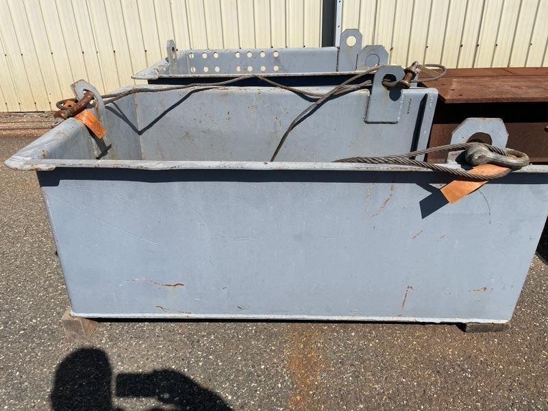 STEEL CRANE LIFTING BOX CRATE: STOCK #22974