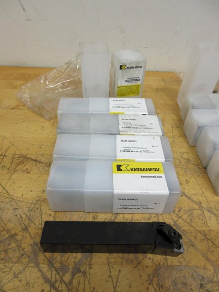 Kennametal 1x1" Turning Tool Holders, (10pcs) D-Clamping 6" OAL Assorted Types ***New In Packages***- Auction Item