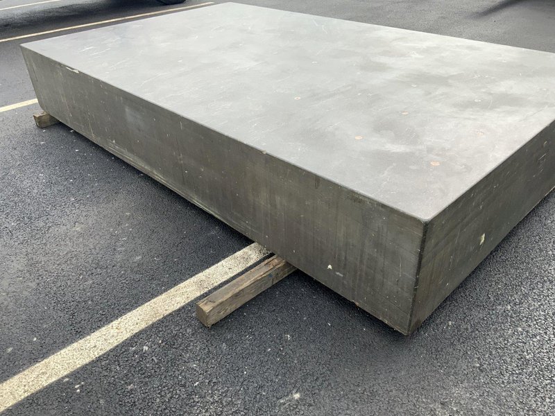 10' X 6' X 18" LAWLEY PRECISION GRANITE SURFACE PLATE: STOCK #80867