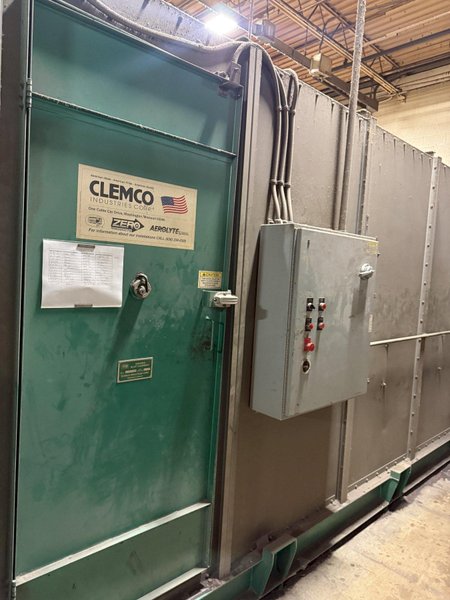 7' X 14' X 8' CLEMCO BLAST ROOM. STOCK #0431826