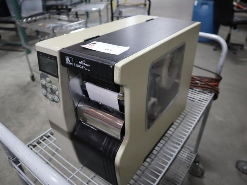 Zebra 110Xi4 Label Printer, 203 dpi, 4" Wide Label Cap- Auction Item