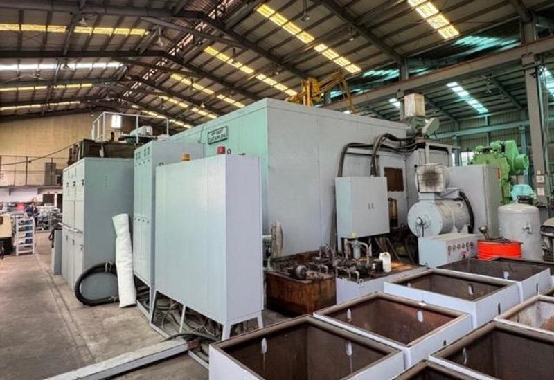 SAKAMURA #BPF-580, HEAVY DUTY LONG/SHORT 6-STATION, 5-DIE PARTS FORMER