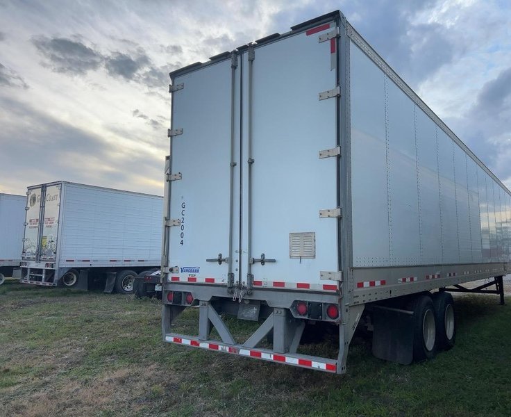 Vanguard 53′ Dry Van Trailer, 2019 – Swing Doors, Wood Floors, Air Ride