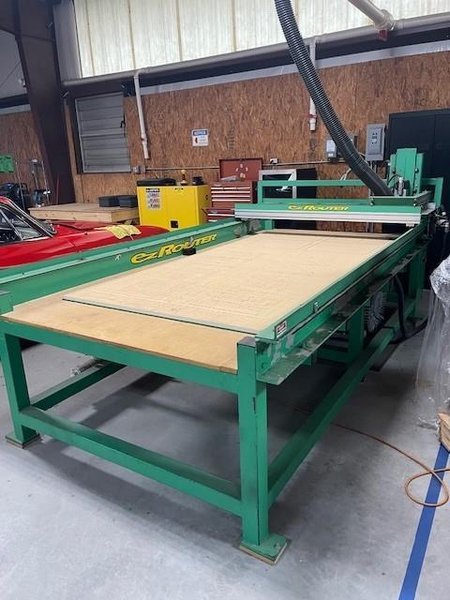 4′ x 8′ Lone Star CNC EZ Router, 2008 – Vacuum Bed, Dust Collector
