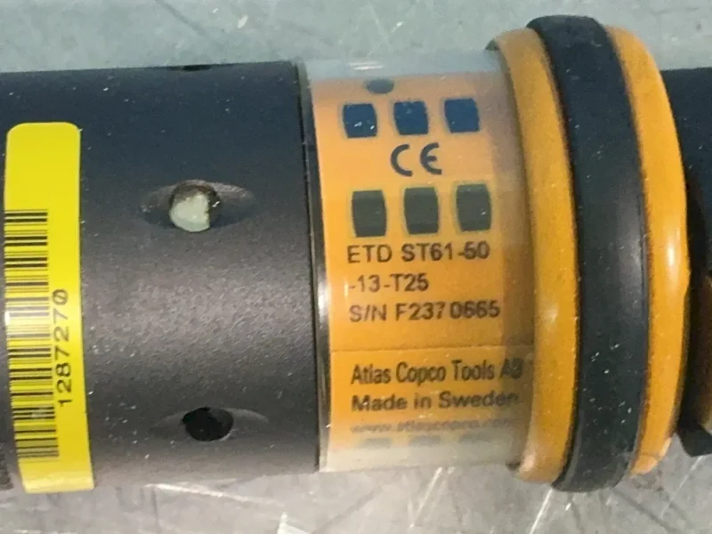 ATLAS COPCO ELECTRIC INLINE NUTRUNNER  -  ETD ST61-50-13-T25