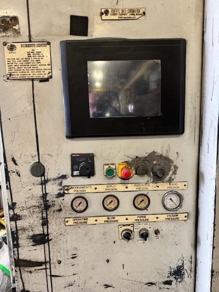 2007 Sinto model scc-90-a cold box core cell s/n scc-0011-00 with recieving hopper, scc90 core machine with enclosure and controls