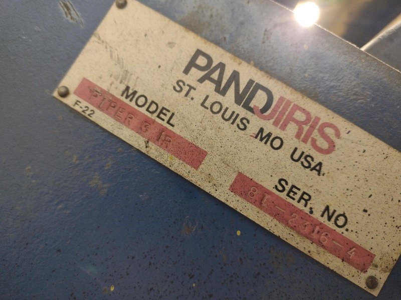 6,000 LB PANDJIRIS MODEL PIPER 3 TANK TURNING ROLLS, DRIVE &amp; IDLERS, 110V : YOBRO 24750