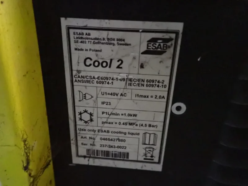 Esab Welder - Warrior 500i Cc/cv