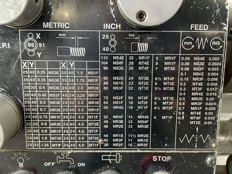 13&quot; X 40&quot; JASHICO LUX MATTER MODEL #1340G GAP BED ENGINE LATHE, 1.625&quot; HOLE: STOCK 14924