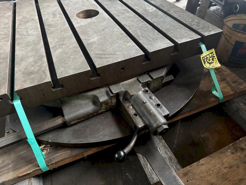 36" X 36" MANUAL  ROTARY TABLE. STOCK # 0668325
