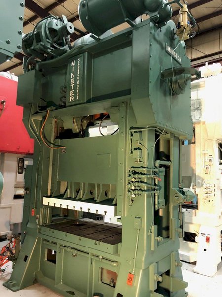 200 Ton MINSTER SC2-200-60-42 Hevi-stamper Straight Side Press