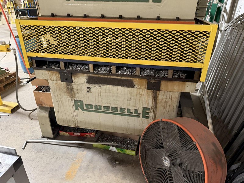 80 TON ROUSSELLE 8B60 STRAIGHT SIDE MECHANICAL PRESS. STOCK # 0759526