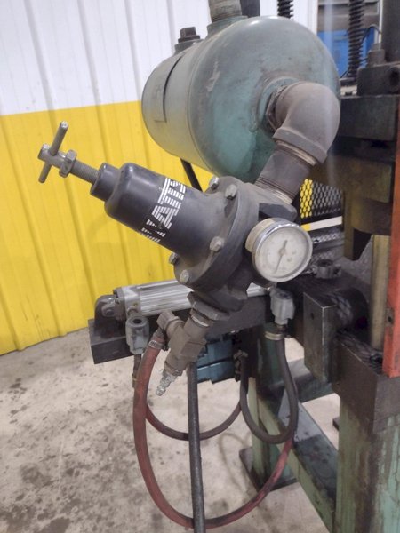 12 TON AIRAM 4-POST PNEUMATIC CUTOFF PRESS, 1&quot; STROKE: STOCK #21330