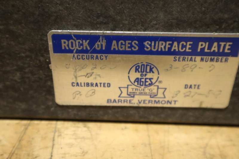 Granite Surface Plate / Granite Blocks- Auction Item