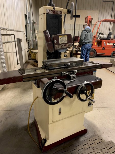 Chevalier FSG-618M Hand Feed Surface Grinder, S/N A3864016.