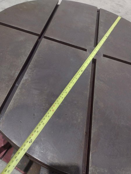37&quot; ROUND TROYKE T-SLOTTED MANUAL POSITIONING ROTARY TABLE: STOCK #22457
