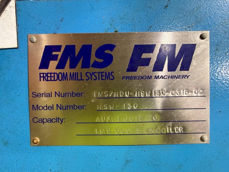 FMS (FREEDOM MILL SYSTEMS) MODEL HSW-130 HYDRAULIC COIL HOLD DOWN ARM: YOBRO 24898