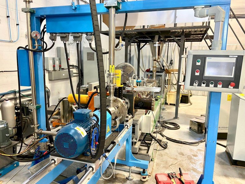 Xinda SHJ-65 Twin-Screw Compounding / Reactive Extrusion Line with Underwater Pelletizer, 2023