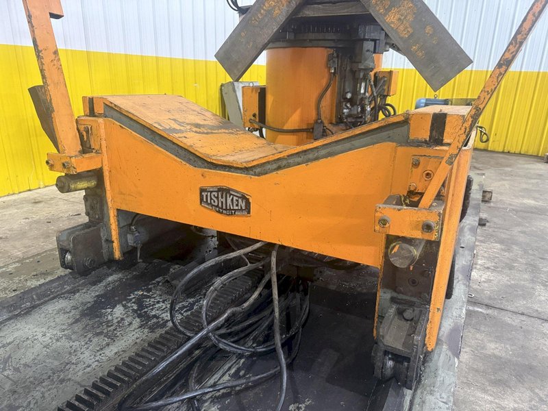 15,000 LB X 16" TISHKEN MODEL #HR-160 DOUBLE END REEL &amp; CAR: YOBRO #25253