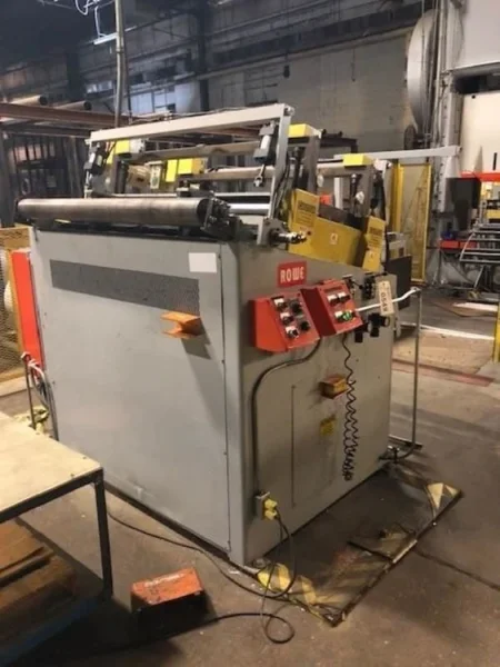 ROWE 10,000 LB X 50&quot; X .074&quot; SERVO FEED LINE, STOCK# 14113J