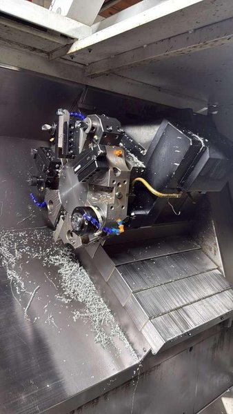 Haas SL-30 CNC Lathe, 2006 – Bar Feeder, Live Tooling