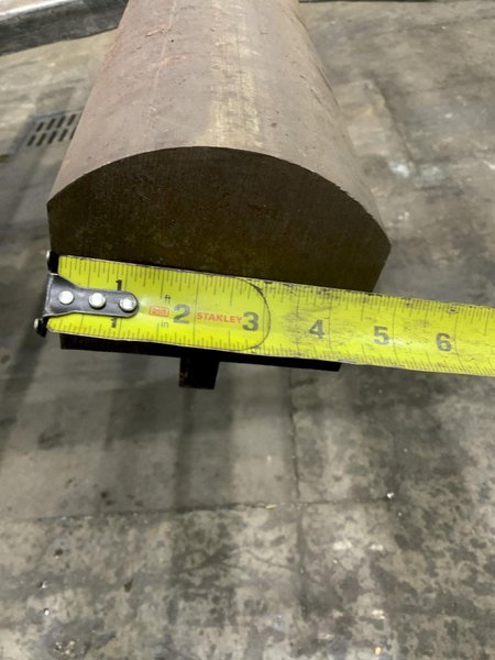 8' X 4" RADIUS PRESS BRAKE DIE: STOCK # 73079