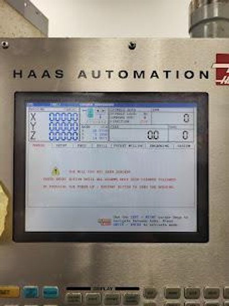 HAAS Model TM2 CNC Vertical Milling Machine, s/n 1053047.